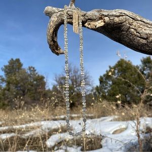 Handmade citrine and labradorite necklace!